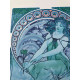 Litografia Alphonse Mucha offset 50x70 cm
