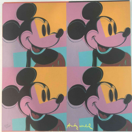 Litografia de Andy Warhol off set 60x60 cm