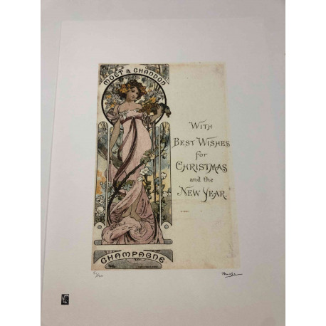 Set de litografia Alphonse Mucha 50x70 cm