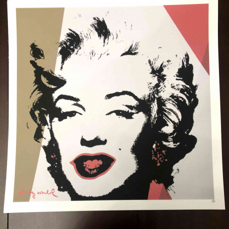 Andy Warhol Litografia offsetowa z certyfikatem 50x50 cm
