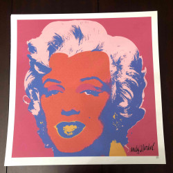 Andy Warhol Lithograph off set 50x50 cm certified