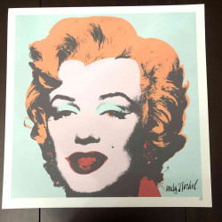 Andy Warhol 50x50 cm-ko litografia-sorta ziurtatua