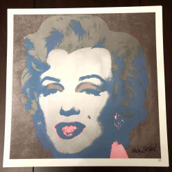 Andy Warhol Lithografie off set 50x50 cm gecertificeerd