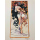 Litografia Alphonse'a Muchy off-setowa o wymiarach 50x70 cm