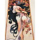 Litografia Alphonse'a Muchy off-setowa o wymiarach 50x70 cm