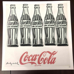Andy Warhol Lithographie hors set 50x50 cm certifiée