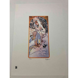 Litografia Alphonse Mucha offset 50x70 cm