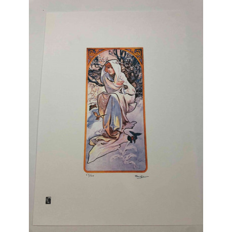 Litografia Alphonse Mucha offset 50x70 cm