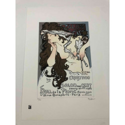 Litografia de Alphonse Mucha off set 50x70 cm