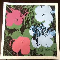 Andy Warhol Litografia off set cm 50x50 certificata