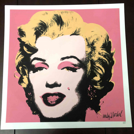 Set de litografia Andy Warhol 50x50 cm certificat