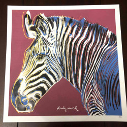 Andy Warhol Lithographie hors set 50x50 cm certifiée