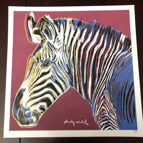 Andy Warhol Lithographie hors set 50x50 cm certifiée