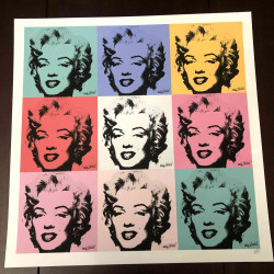 Andy Warhol Litografia off set 50x50 cm certificat