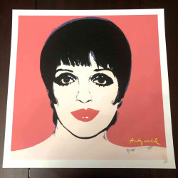 Litografia Andy Warhol off set 50x50 cm certificada