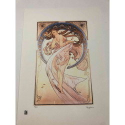 Litografia Alphonse Mucha offset 50x70 cm