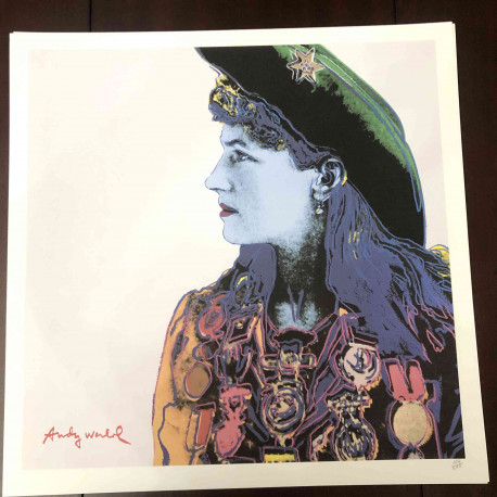 Andy Warhol Lithograph off set 50x50 cm certified