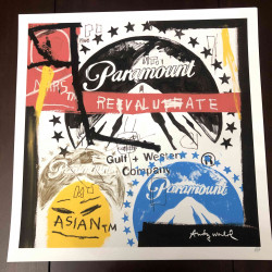 Andy Warhol Litografia off set 50x50 cm certificat