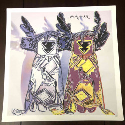 Andy Warhol Lithographie Offset 50x50 cm zertifiziert