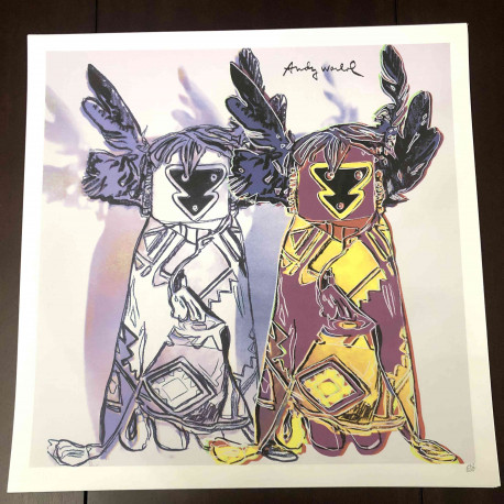 Andy Warhol Lithographie Offset 50x50 cm zertifiziert
