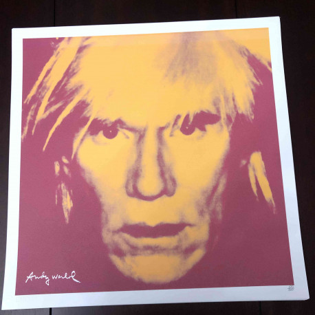 Andy Warhol Litografia offsetowa z certyfikatem 50x50 cm