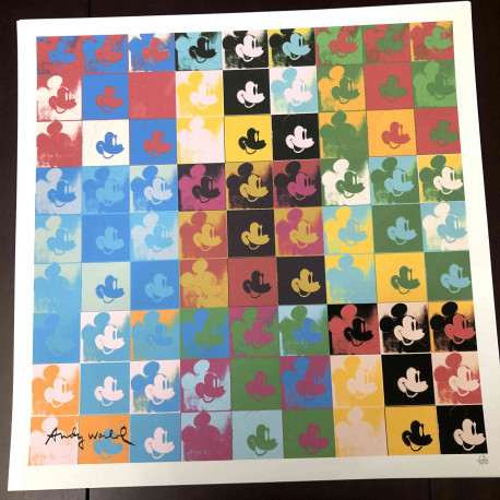 Andy Warhol Litografia offsetowa z certyfikatem 50x50 cm