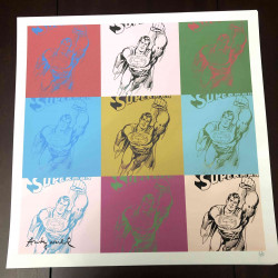 Andy Warhol Lithographie hors set 50x50 cm certifiée