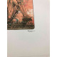Litografia Alphonse'a Muchy off-setowa o wymiarach 50x70 cm
