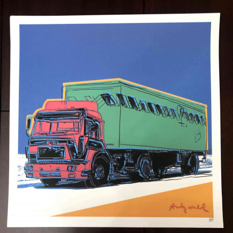 Andy Warhol Lithographie hors set 50x50 cm certifiée