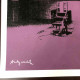 Andy Warhol Lithographie hors set 50x50 cm certifiée