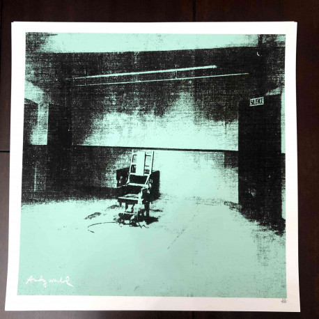 Litografia Andy Warhol off set 50x50 cm certificada