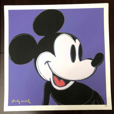 Andy Warhol Lithograph off set 50x50 cm certified