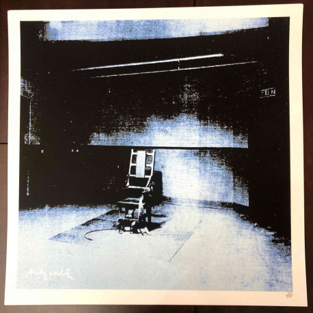 Andy Warhol Litografia offsetowa z certyfikatem 50x50 cm