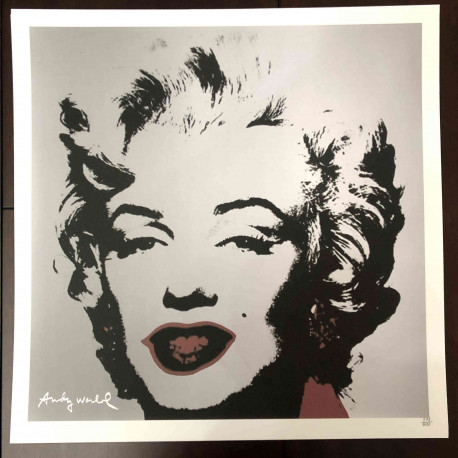 Litografická sada Andyho Warhola certifikovaná 50x50 cm