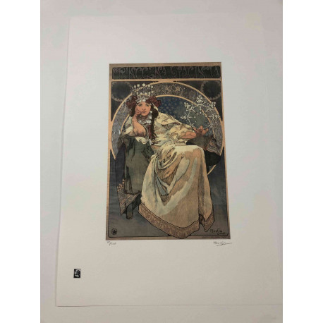 Alphonse Mucha lithographie hors set 50x70 cm