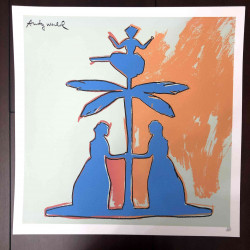 Andy Warhol Litografia off set 50x50 cm certificat