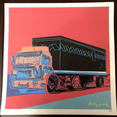 Andy Warhol Lithographie hors set 50x50 cm certifiée