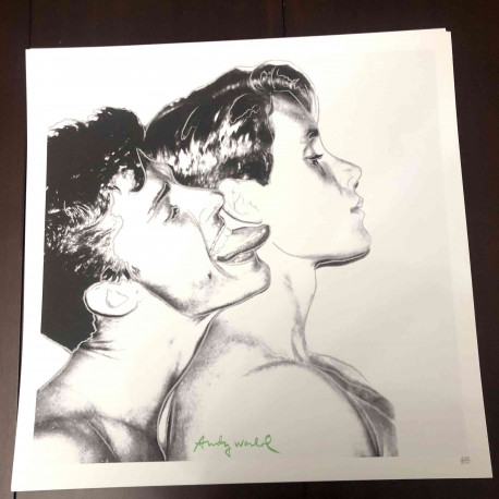 Andy Warhol Lithografie off set 50x50 cm gecertificeerd