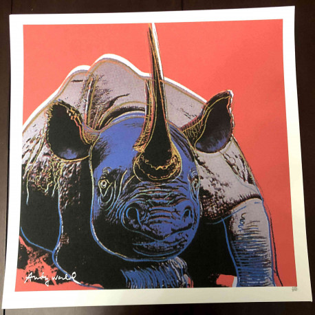 Set de litografía de Andy Warhol 50x50 cm certificado