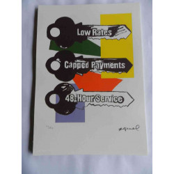 Litografia Andyho Warhola offsetová edícia 125 cm 35x50