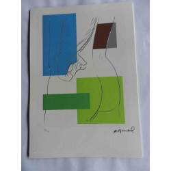 Andy Warhol Lithografie off-set editie 125 cm 35x50