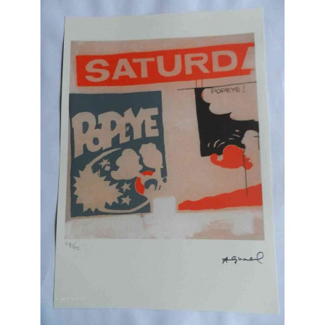 Andy Warhol Litografia, wydanie off-setowe 125 cm 35x50