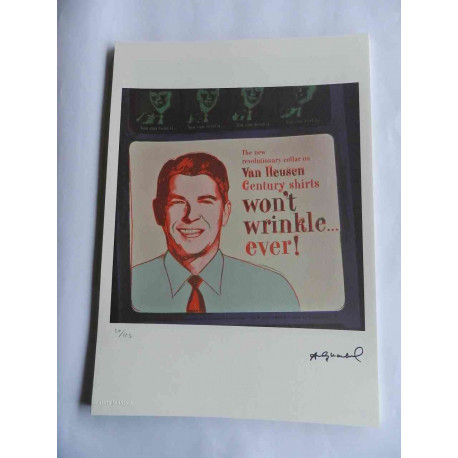 Andy Warhol Lithografie off-set editie 125 cm 35x50