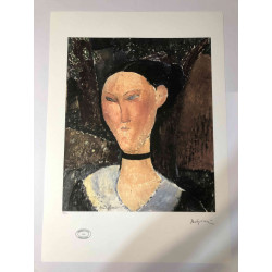 Amedeo Modigliani litografia off set  cm 50x70 Archives Paris