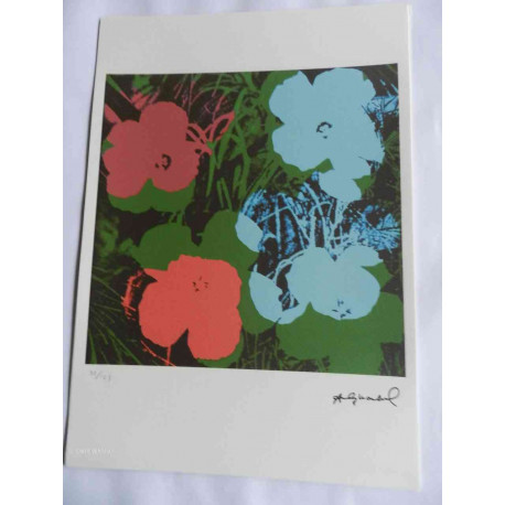 Andy Warhol Litografia off set edizione 125 cm 35x50