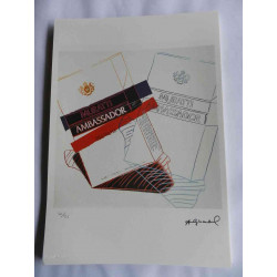 Litografie Andyho Warhola ofsetová edice 125 cm 35x50