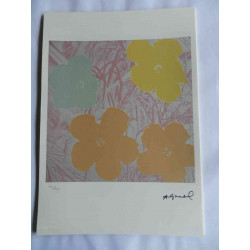 Litografie Andyho Warhola ofsetová edice 125 cm 35x50