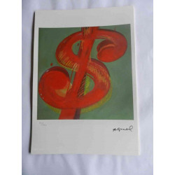 Andy Warhol Off set lithograph edition 125 cm 35x50