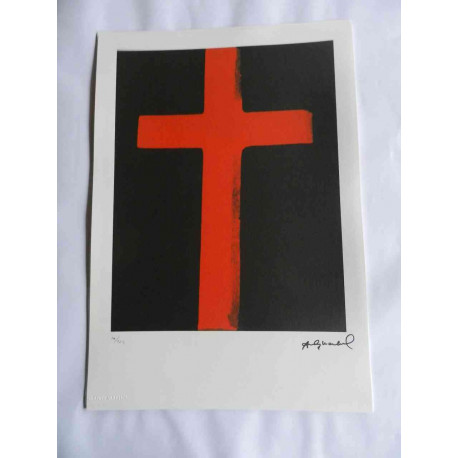 Andy Warhol Lithographie édition hors set 125 cm 35x50