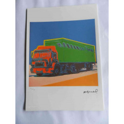 Andy Warhol Litografia edição off set 125 cm 35x50